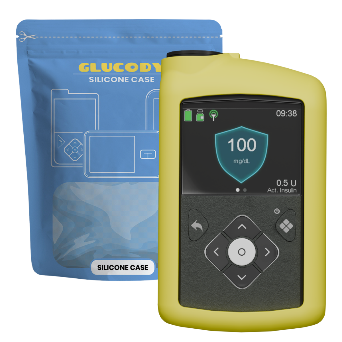 Medtronic Insulin Pump Case | Yellow