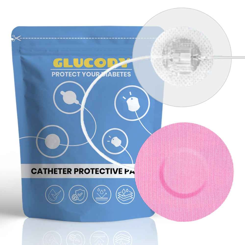 PROTETTORE CATETERE POMPA INSULINA 20pz | Compatibile con tutti i cateteri doppi | Rosa
