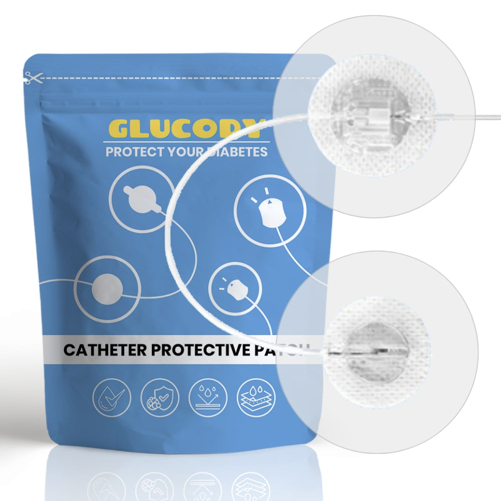 PROTETTORE CATETERE POMPA INSULINA 20pz | Compatibile con tutti i cateteri doppi | Trasparente