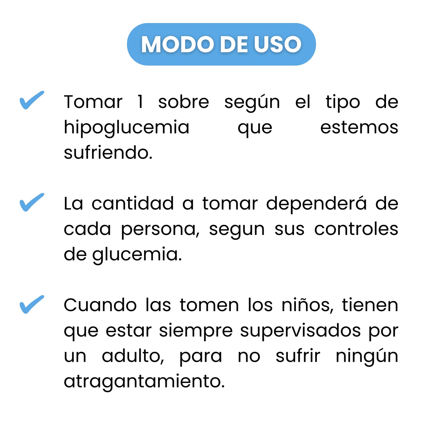 GEL DE GLUCOSA 12gr | Caja de 30 SOBRES de absorción rápida para hipoglucemias
