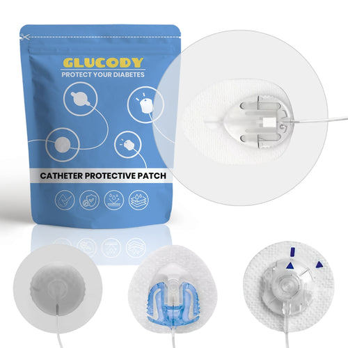 Insulin Pump Catheter Protectors, 10 Count | Compatible with all catheters | Transparent