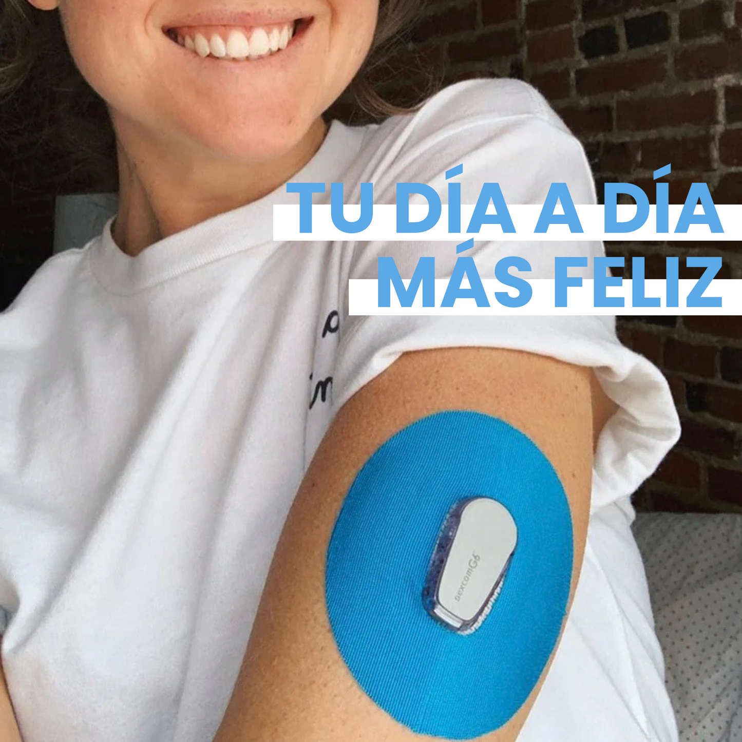 DIABETES SENSOR PROTECTIVE PATCH DEXCOM G6 20pc Black | Soft Adhesive