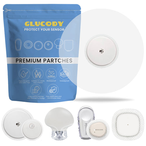 10-Pack Transparent Diabetes Sensor Protector Patches | Compatible with all sensors