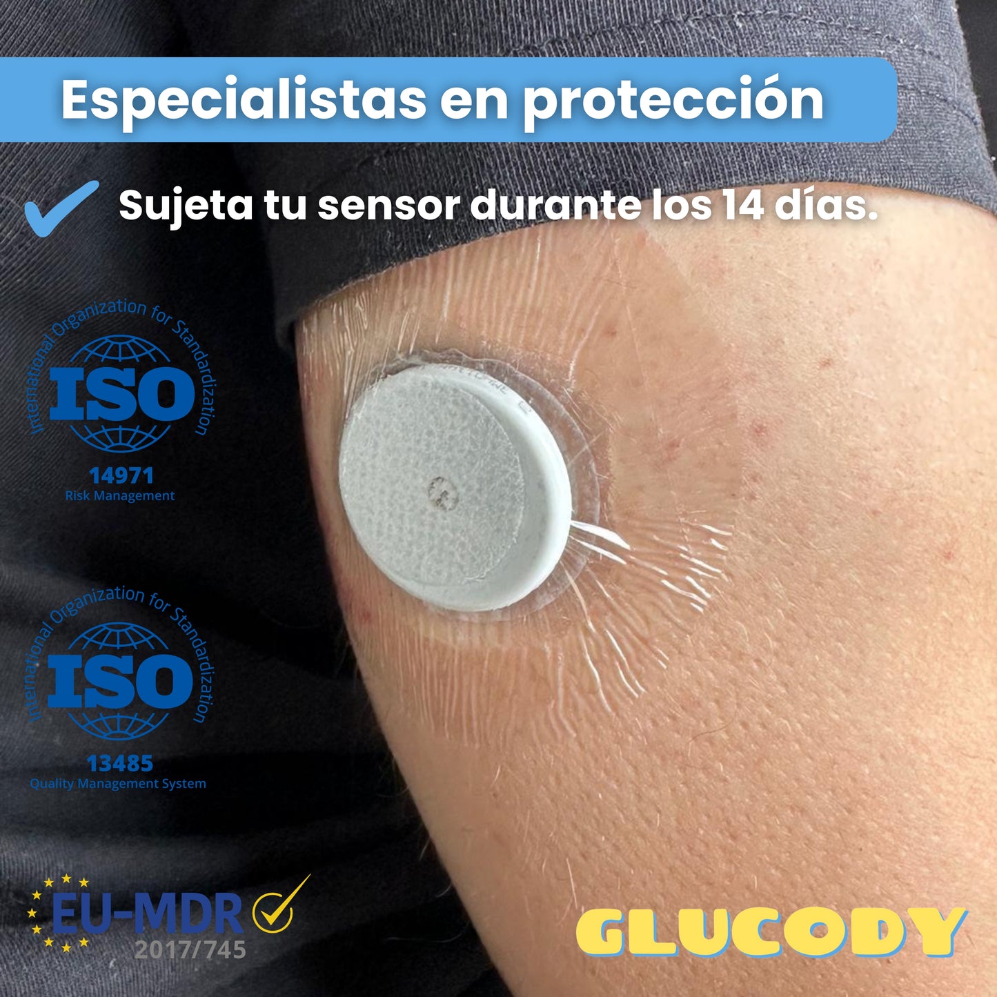 10pc PROTECTEUR DE CAPTEUR DIABÈTE Transparent | Compatible avec tous les capteurs