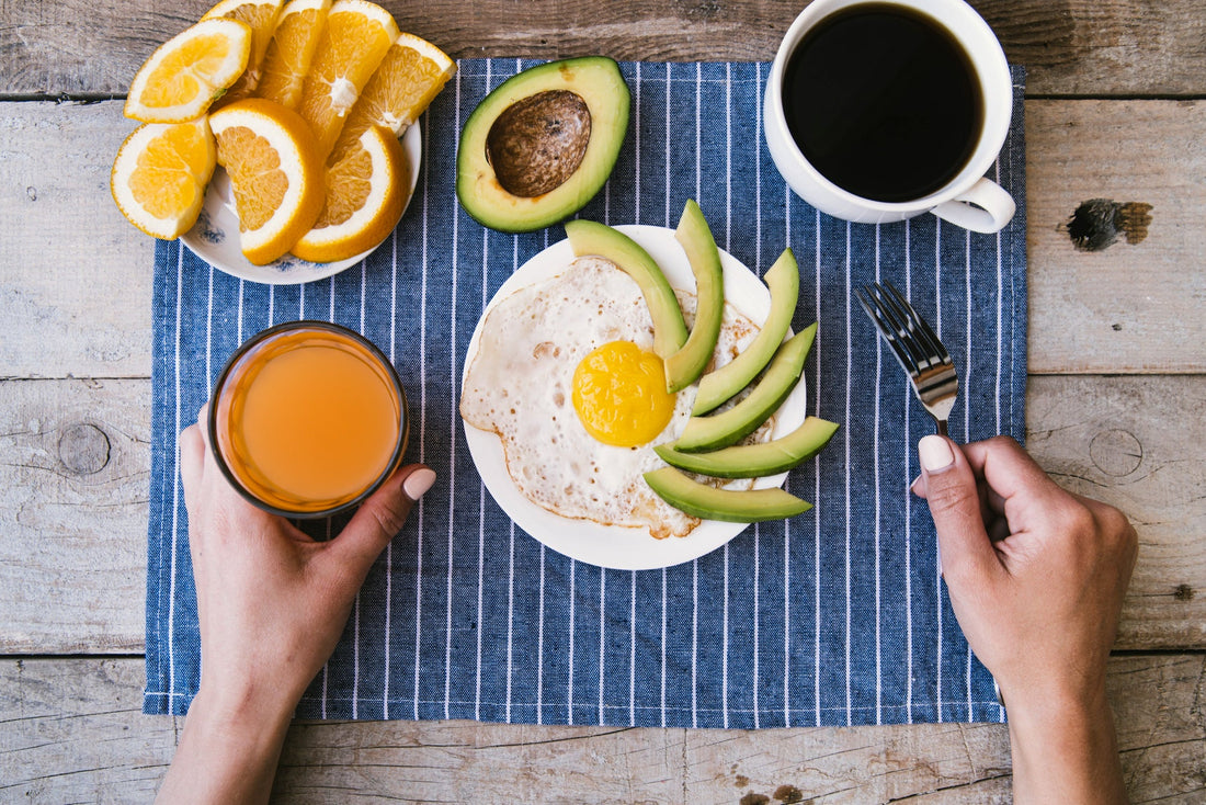 Desayuno de persona diabética
