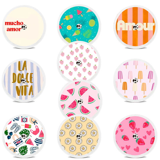 PACK 10 STICKERS 'MUCH LOVE'