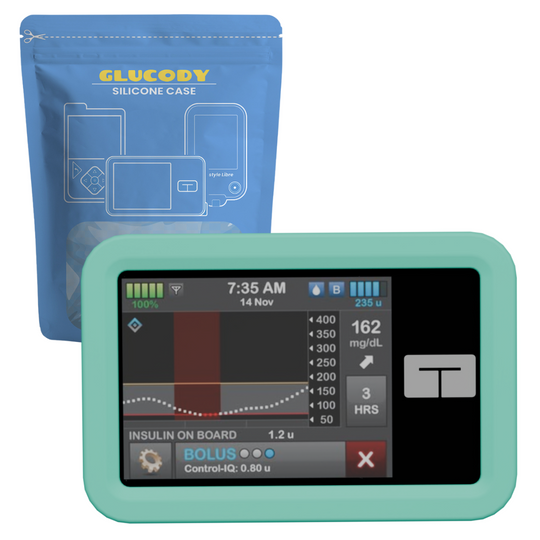Insulin pump cover TANDEM | Turquoise Blue
