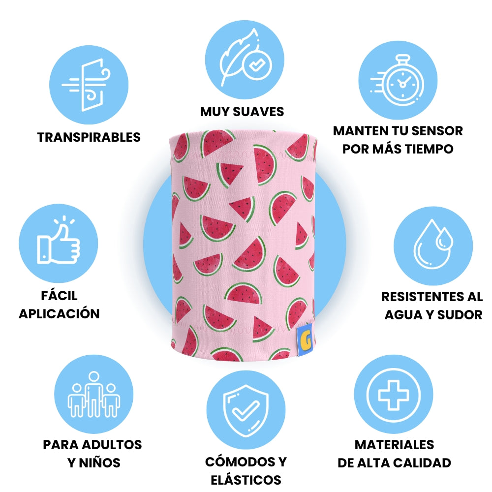 PULSEIRA PROTETORA SENSOR DIABETES "MELANCIA"