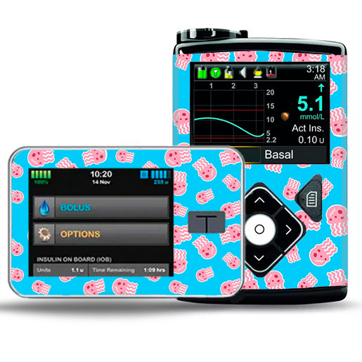 Insulin pump sticker