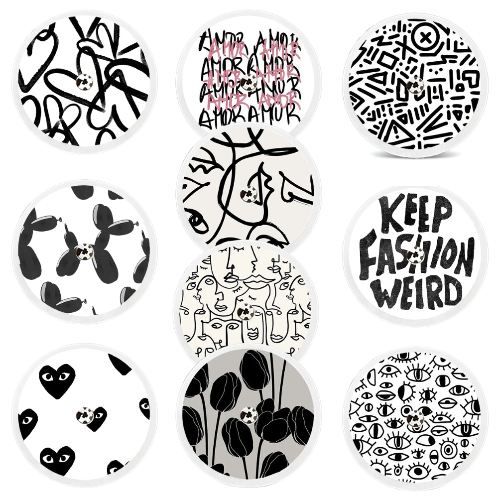 PACK 10 STICKERS 'B&W' | Nueva Colección