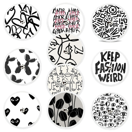 PACK 10 STICKERS 'B&W' | Nueva Colección