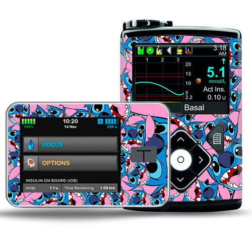 Insulin pump sticker