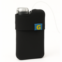 Insulin pump cover Ypsopump BLACK | BUILT-IN CLIP