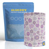 DIABETES SENSOR PROTECTIVE WRISTBAND "FLOWERS"