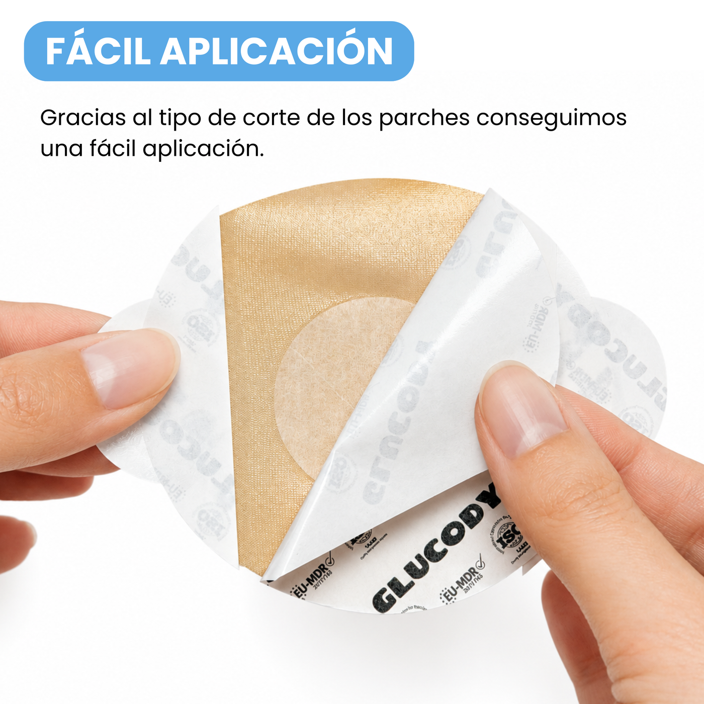 10un PENSO PROTETOR SENSOR DIABETES Castanho