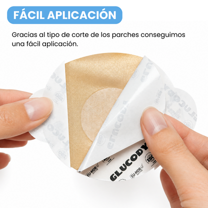 10pc PARCHE PROTECTOR SENSOR DIABETES Marrón