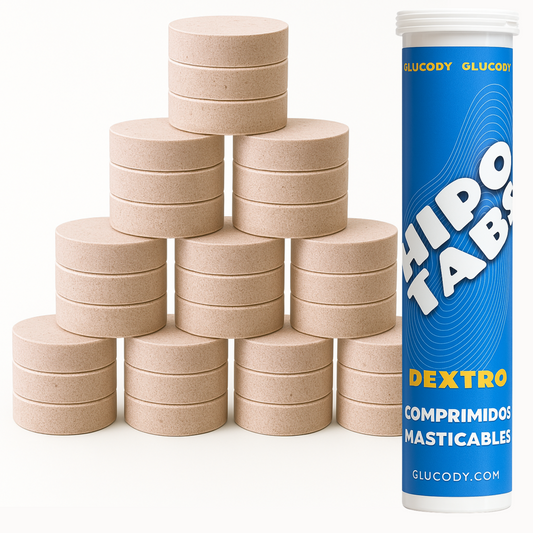 500 2g Strawberry Glucose Tablets | 1kg of Tablets + Dispenser