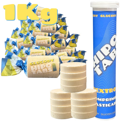 PASTILLAS DE GLUCOSA 2G LIMÓN | 1Kg de 500 Pastillas + Dispensador