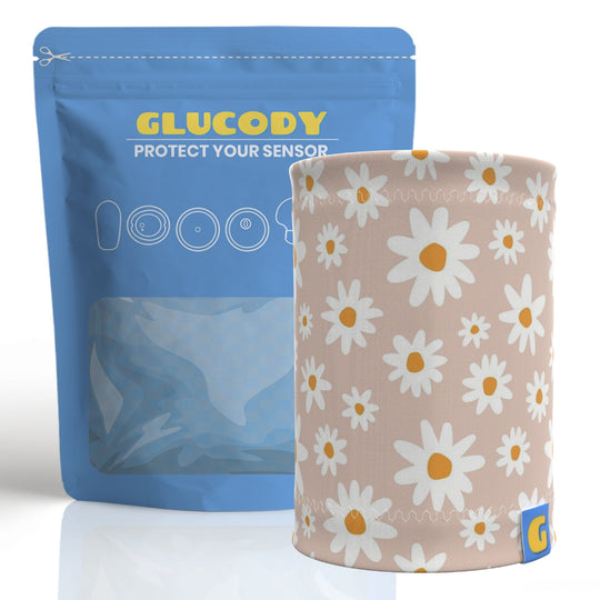 DIABETES SENSOR PROTECTIVE BRACELET "MARGUERITES"