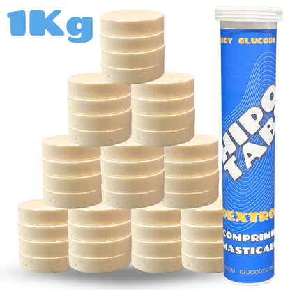 PASTILLAS DE GLUCOSA 2G LIMÓN | 1Kg de 500 Pastillas + Dispensador