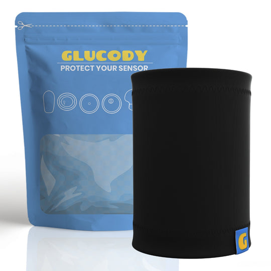 DIABETES SENSOR PROTECTIVE WRISTBAND "BLACK"