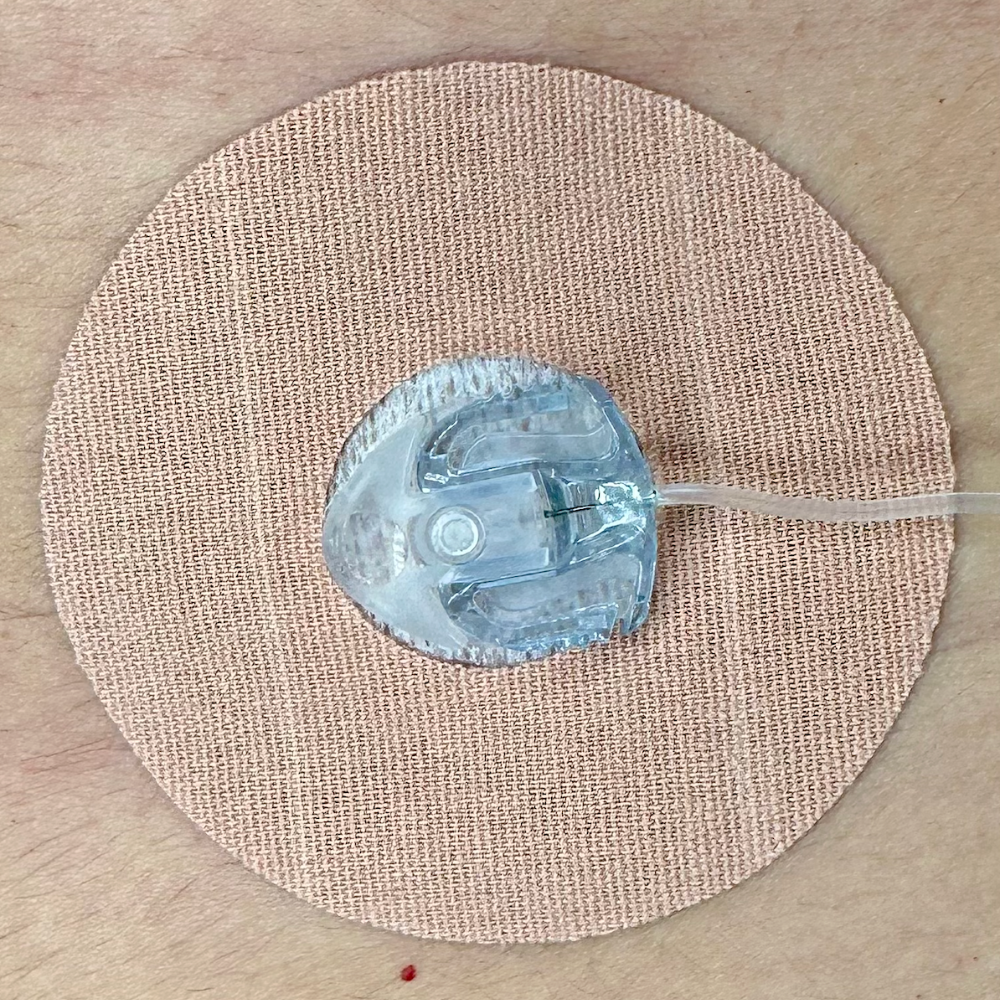 INSULIN PUMP CATHETER PROTECTOR 10pc | Brown