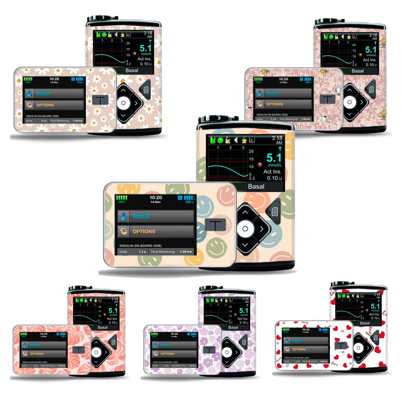 6er-Pack „FLOOWPI“-Aufkleber