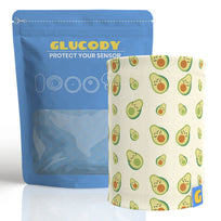 DIABETES SENSOR PROTECTIVE WRISTBAND "AVOCADOS"