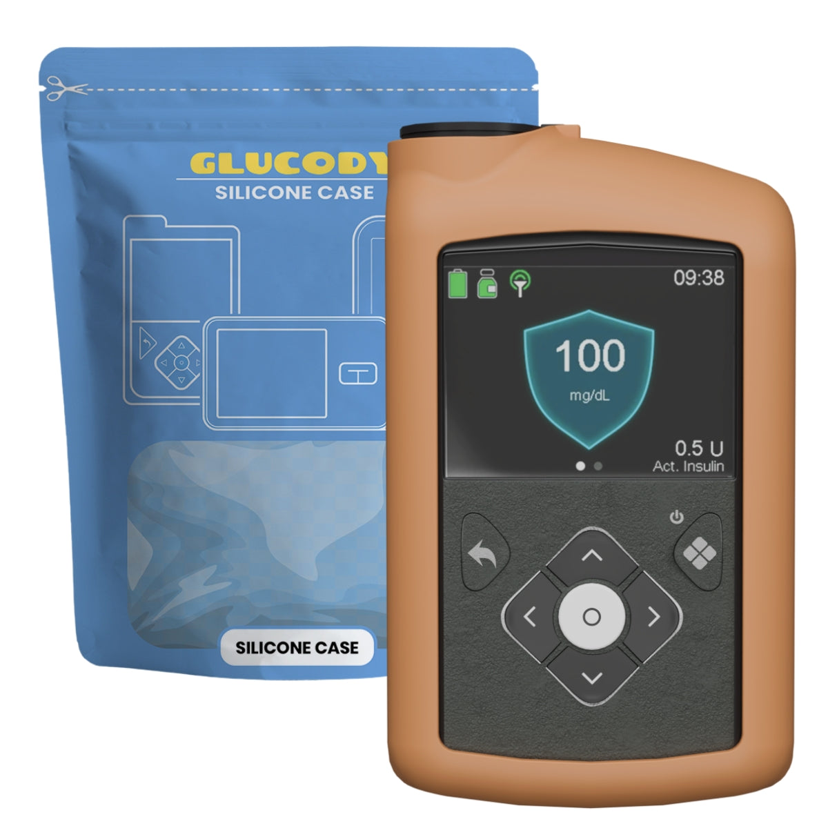 Custodia per pompa insulinica Medtronic | Marrone | Edizione Limitata