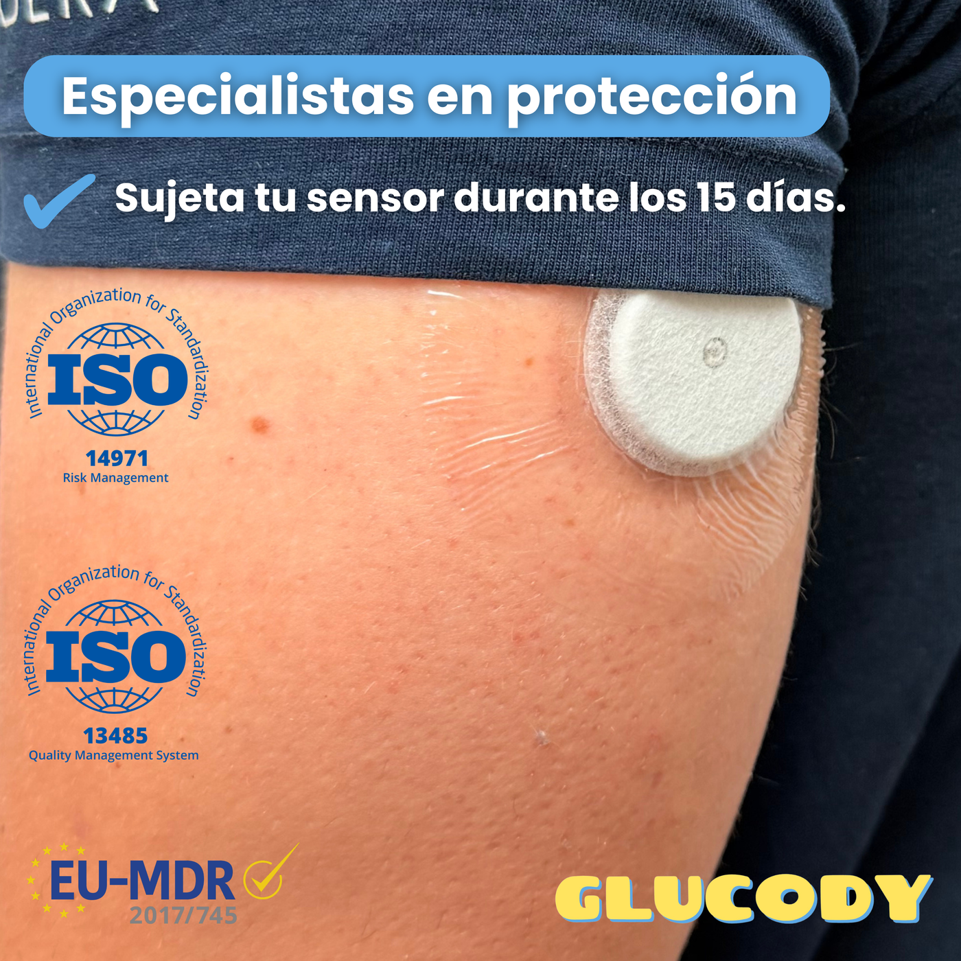 10pc DIABETES SENSOR PROTECTIVE PATCH Transparent