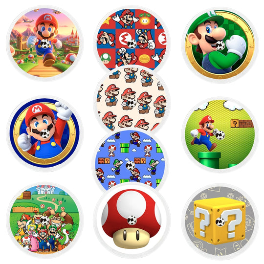 PACK 10 LABELS 'MARIO'