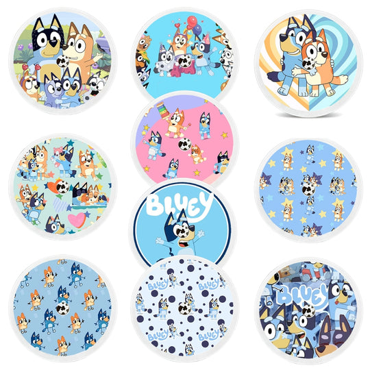 PACK 10 LABELS 'BLUEY'