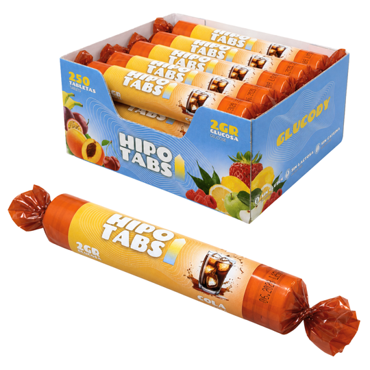 250 GLUCOSE TABLETS 2G COLA | 500g of Tablets + Dispenser