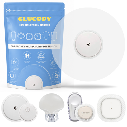 10pc PARCHE PROTECTOR SENSOR DIABETES Transparente