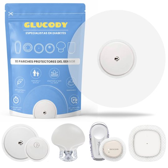 10un PENSO PROTETOR SENSOR DIABETES Transparente